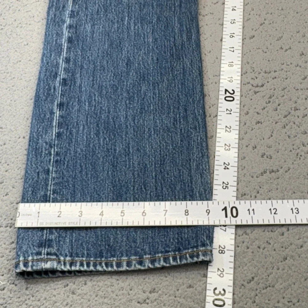 Levis 501 Jeans Mens 36x29 Blue Straight Leg Button Fly Denim Stonewash Original